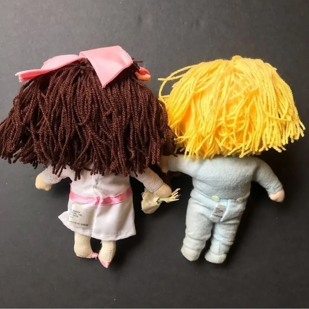 Vintage Joan Walsh Anglund Pair of Dolls and Book Set